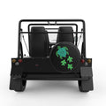 FAMILY OF MANDALA TURTLES BLACK TIRE COVER FOR MOKE