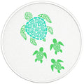 FAMILY OF MANDALA TURTLES BLACK TIRE COVER