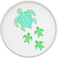 FAMILY OF MANDALA TURTLES WHITE TIRE COVER