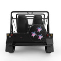Family Of Mermaid Colored Sea Turtles BLACK TIRE COVER FOR MOKE