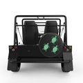 FAMILY OF SEA SHELL TURTLES BLACK CARBON FIBER TIRE COVER FOR MOKE