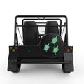 FAMILY OF SEA SHELL TURTLES BLACK TIRE COVER FOR MOKE