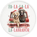 FA LA LA LABRADOR PEARL  WHITE CARBON FIBER TIRE COVER