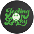 FEELING LUCKY BLACK TIRE COVER