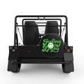FEELING LUCKY BLACK TIRE COVER FOR MOKE