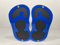 FLIP FLOPS HITCH COVER FOR ANY 2 INCH RECEIVER in BLUE For Jeep Wrangler JL and JK and JT