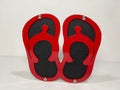 FLIP FLOPS HITCH COVER FOR ANY 2 INCH RECEIVER in RED For Jeep Wrangler JL and JK and JT