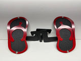 FLIP FLOP FOOT PEGS FOR JEEP WRANGLER AND JEEP GLADIATOR in Red Color