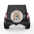 FIND BEAUTY IN EVERYDAY SILVER CARBON FIBER TIRE COVER