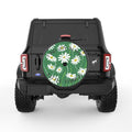 FIND JOY IN THE LITTLE THINGS BLACK CARBON FIBER TIRE COVER