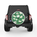 FIND JOY IN THE LITTLE THINGS SILVER CARBON FIBER TIRE COVER