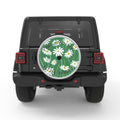 FIND JOY IN THE LITTLE THINGS SILVER CARBON FIBER TIRE COVER