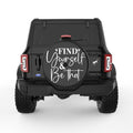 FIND YOURSELF AND BE THAT BLACK TIRE COVER