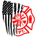 FIREFIGHTER AMERICAN FLAG