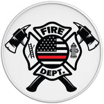FIRE DEPARTMENT RED THIN LINE FLAG