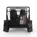 FIRE FIGHTER FLAG BLACK CARBON FIBER TIRE COVER FOR MOKE
