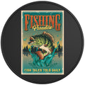 FISHING PARADISE BLACK TIRE COVER
