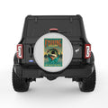 FISHING PARADISE SILVER CARBON FIBER TIRE COVER
