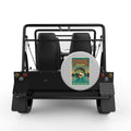 FISHING PARADISE SILVER CARBON FIBER TIRE COVER FOR MOKE