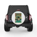 FISHING PARADISE PEARL  WHITE CARBON FIBER TIRE COVER