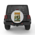 FISH TALES TOLD DAILY WHITE TIRE COVER