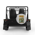 FISH TALES TOLD DAILY SILVER CARBON FIBER TIRE COVER FOR MOKE