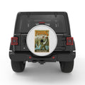 FISH TALES TOLD DAILY SILVER CARBON FIBER TIRE COVER