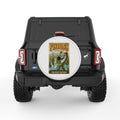 FISH TALES TOLD DAILY PEARL  WHITE CARBON FIBER TIRE COVER