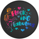 FLOCKING FABULOUS BLACK TIRE COVER
