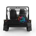 FLOCKING FABULOUS BLACK TIRE COVER FOR MOKE