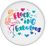 FLOCKING FABULOUS WHITE TIRE COVER