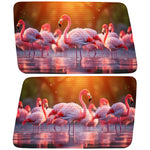 FLOCKING FLAMINGOS QUARTER WINDOW DRIVER & PASSENGER DECALS