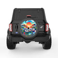 FLORIDA BLACK CARBON FIBER TIRE COVER