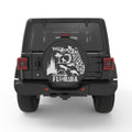 FLORIDA COMPILATION PEARL  WHITE CARBON FIBER TIRE COVER
