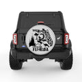 FLORIDA COMPILATION SILVER CARBON FIBER TIRE COVER