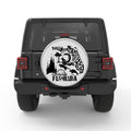 FLORIDA COMPILATION SILVER CARBON FIBER TIRE COVER