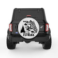 FLORIDA COMPILATION PEARL  WHITE CARBON FIBER TIRE COVER