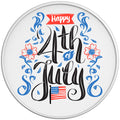Flowery Happy 4Th July