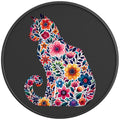 FLOWER CAT BLACK CARBON FIBER TIRE COVER