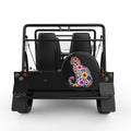 FLOWER CAT BLACK TIRE COVER FOR MOKE