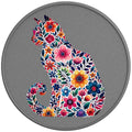 FLOWER CAT SILVER CARBON FIBER TIRE COVER