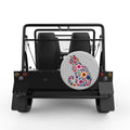 FLOWER CAT SILVER CARBON FIBER TIRE COVER FOR MOKE
