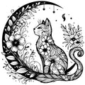 FLOWER MOON CAT