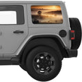 FOGGY HILLS LANDSCAPE QUARTER WINDOW DECAL FITS 2018+ JEEP WRANGLER 4 DOOR HARD TOP JLU