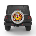 FOOTBALL TURKEY WHITE TIRE COVER