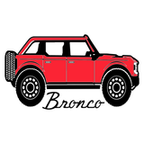 FORD BRONCO RACE RED