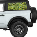FOREST CANOPY QUARTER WINDOW DECAL FITS 2021+ FORD BRONCO 2 DOOR HARD TOP