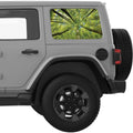 FOREST CANOPY QUARTER WINDOW DECAL FITS 2018+ JEEP WRANGLER 4 DOOR HARD TOP JLU