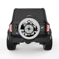 FOREST COMPASS SILVER CARBON FIBER TIRE COVER