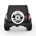 FOREST COMPASS WHITE TIRE COVER